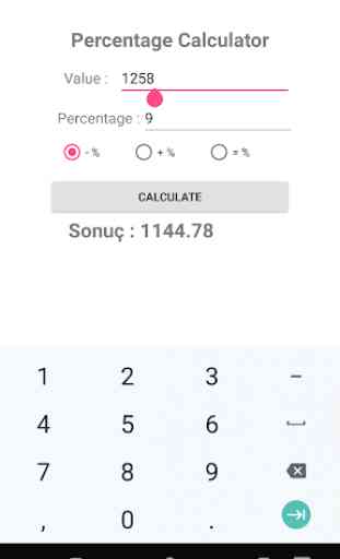 Percentage Calculator 3