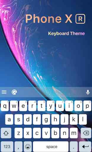 Phone XR keyboard theme 1