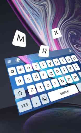 Phone XR keyboard theme 2