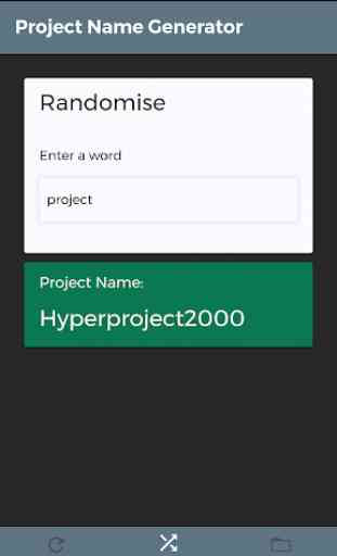 Project Name Generator 3