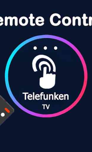 Remote control for telefunken tv 1