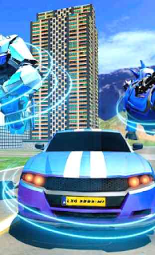 Rhino Robot Car Transformation: Robot City battle 1