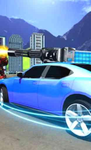 Rhino Robot Car Transformation: Robot City battle 2