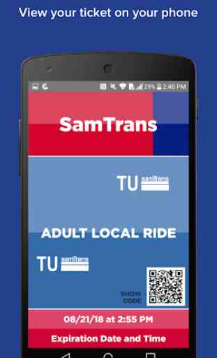 SamTrans Mobile App 3