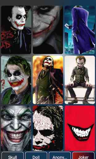 Scary Wallpapers Horror: Skull, Joker, Anonymous 4