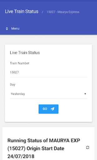 Train Info | Where is my Train | Train Status 2
