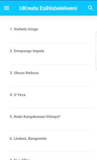 UKrestu Esihlabelelweni - Ndebele/IsiZulu Hymns 1
