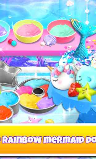 Unicorn Chef: Mermaid Cooking Games for Girls 4