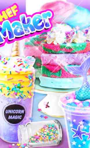 Unicorn Chef: Summer Ice Foods - Cooking Games 1