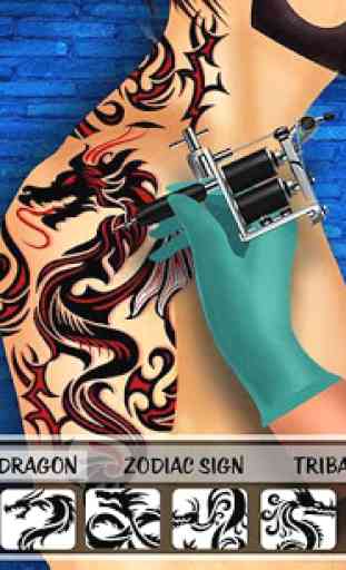 Virtual Artist Tattoo Maker Designs: Tattoo Games 4