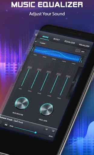 Volume Booster and Bass booster with Music Player 2