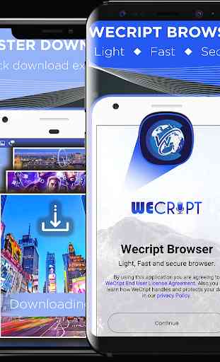 Wecript -Incognito Browser & Fast video Downloader 1