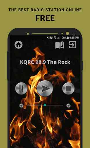 KQRC 98.9 The Rock Radio App FM USA Free Online 1