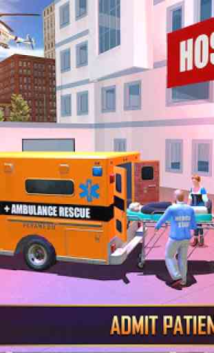 Ambulance Rescue Driving 2019-City Emergency Duty 1