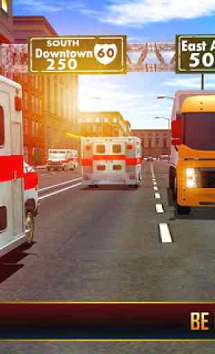 Ambulance Rescue Driving 2019-City Emergency Duty 3