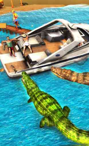 Beach Crocodile Simulator 2k19 : City Revenge 4