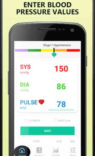 Blood Pressure : BP Info Diary Health Checker Test 3