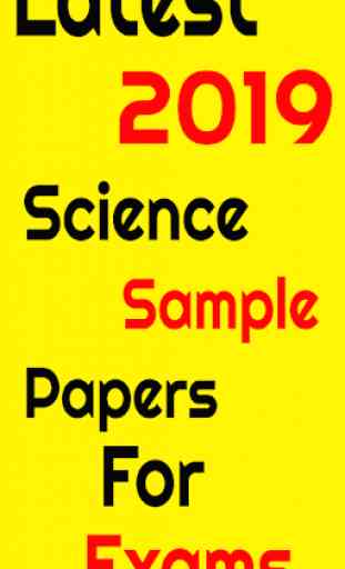 CBSE Class 10 Science Sample Papers 2019 2