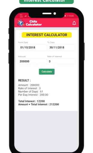 Chits Calculator - Chit Fund Interest Calculator 3