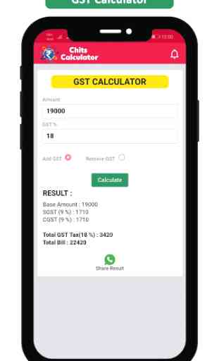 Chits Calculator - Chit Fund Interest Calculator 4