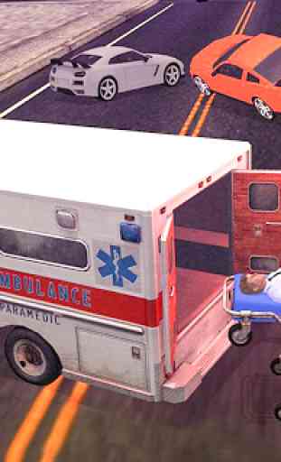 City Ambulance Rescue Driving 1