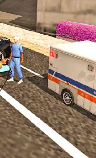 City Ambulance Rescue Driving 4