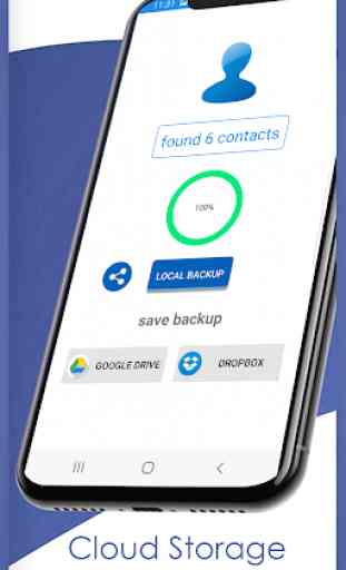 Contacts backup and restore 3