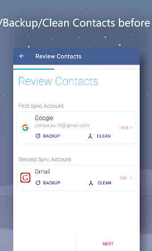 Contacts Sync, Transfer & Move 2