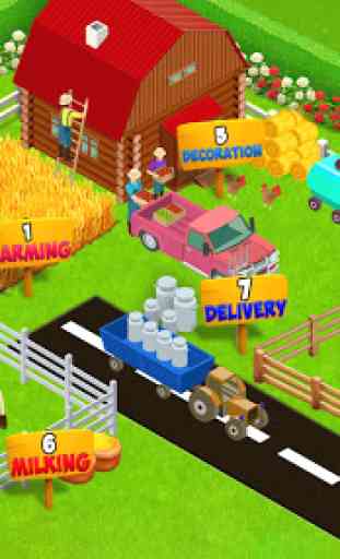 Cow Dairy Farm Manager: Village Farming Games 1