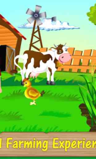 Cow Farm Day - Farming Simulator 1