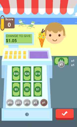 Crazy Cashier: Money learning, Cash register game! 2