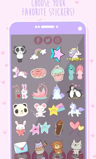 Cute Photo Editor with Stickers 2