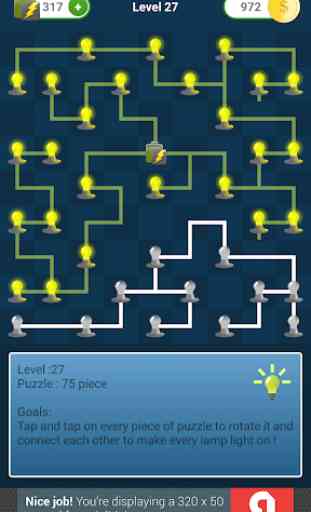Electric Line Connect puzzle Game 4