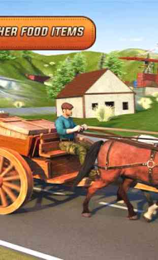 Farm Horse Cargo Cart Transport Offroad Taxi Games 1