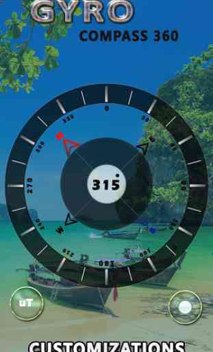 Gyro Compass App for Android: True North Direction 2