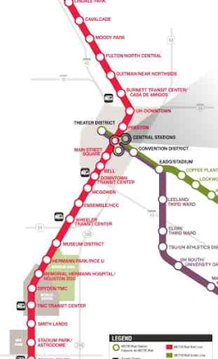 Houston Metro Map 1