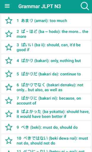 Japanese Grammar JLPT N3 Offline 1