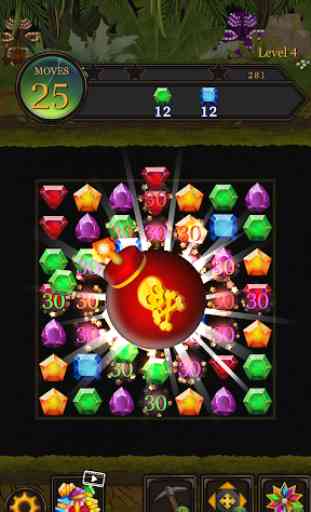 Jewels Jungle Pop : Match3 Gem Crush Puzzle 3