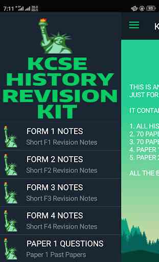 K.C.S.E History Revision Kit : Notes, Past papers 2