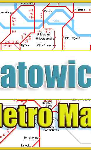 Katowice Metro Map Offline 1