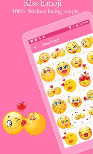 Kiss Emoji - Couple Kiss Stickers 1