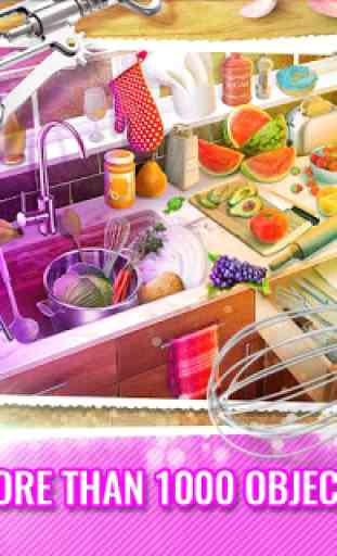 Kitchen Hidden Objects Game – House Cleaning 3