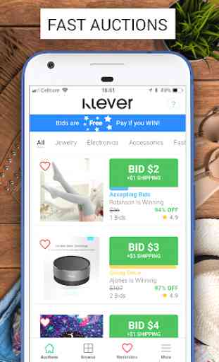 Klever: Live Shopping Auctions, Discounts & Deals 3