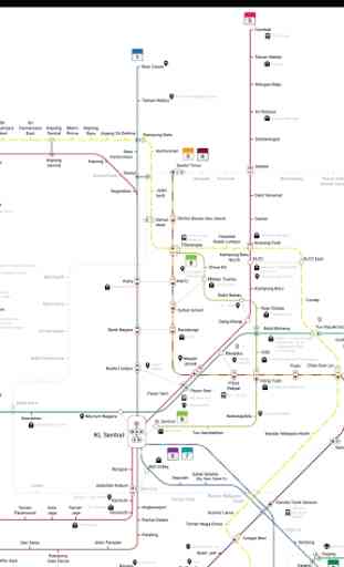 Kuala Lumpur Metro Map 2