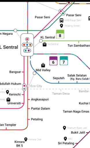 Kuala Lumpur Metro Map 3