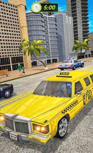 Limo Taxi Driver Simulator : City Car Driving Game 3