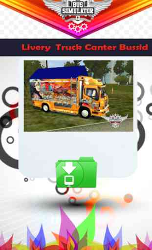 Livery Mod Truck Canter Bussid 3