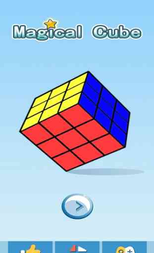 Magical Cube 3D - learn how to slove a magic cube 1