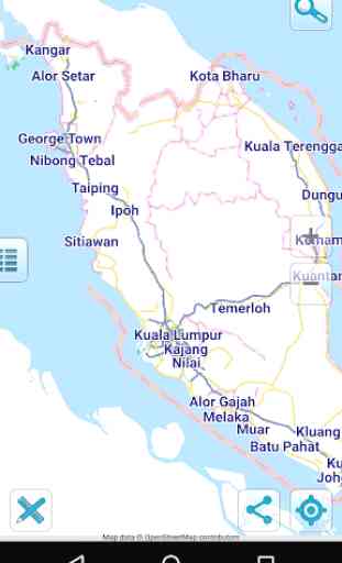 Map of Malaysia offline 1
