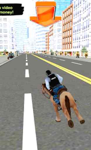 Mounted Police Horse 3D 3